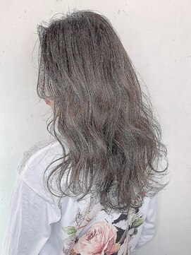 アレンヘアー 京橋店(ALLEN hair) ダークグレーラベンダーハイライト