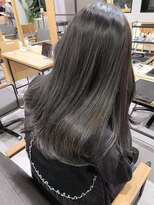 ノラ ギンザ(NORA GINZA)&nbsp;【江口】透明感グレージュカラーブリーチなしカラー