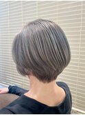 アディクシーカラー/ダブルカラーで仕上げたグレーカラー