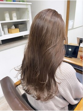 サク(Sac.) ミルキーカラー ミルクティーベージュ 透明感カラー