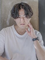 ベンジー 北上店(benji)&nbsp;メンズセンターパート×パーマ