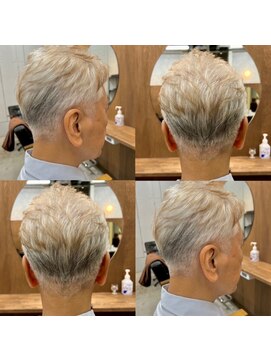 リッチ 菊名店(Rich) 50代60代白髪生かし襟足スッキリヘアカット