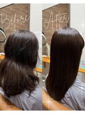 髪質改善ストレート