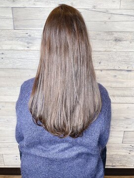 ニスル 町田店(NISURU) 黒髪/クラゲヘアー/オリーブグレー/小顔/ココアベージュ