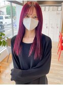 艶髪×ピンクレッド