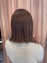 ガリカ 博多(Gallica)&nbsp;<長まなみ>ブリーチなしダブルカラーで叶う艶感オリーブベージュ