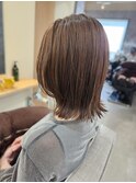 外ハネボブ オリーブベージュ