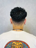 スター(STAR)&nbsp;20代30代韓流/ツイストパーマ/マッシュアッシュブラック/メンズ