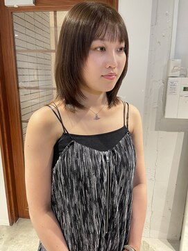 コフィー バイ メルト 吉祥寺(cofy by melt) 【松本咲花】ウルフカットレイヤーカットベージュカラー韓国風