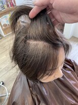 アメリ(Ameri)&nbsp;-Ameri-藤川☆白髪ぼかし×ベージュ【浜町/ショート/髪質改善】