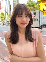 ジーナ 高田馬場(Zina)&nbsp;髪質改善＊艶ブラウンフェミニンロング＊美髪【Zina高田馬場】