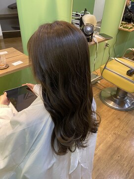 エシカル(ethical) ブリーチなしアディクシーカラー+ケアプロ超音波トリートメント