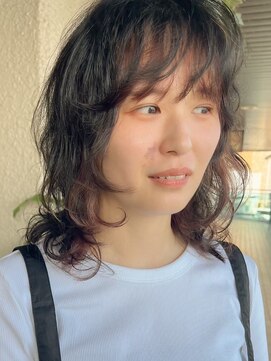 フィルム(FiLMs) ウルフパーマ/イヤリングカラー/ピンクブラウン