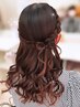 10:00～【新】ヘアセット回数券11回分￥27500→￥24000