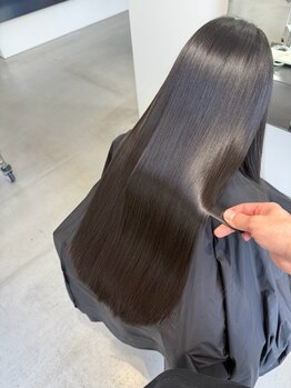 ザワン(the one .)の写真/ハイトーンでも艶髪が叶う◎美容業界で話題殺到グリッターボンド取扱☆ハイトーンでも毛髪ダメージ激減！