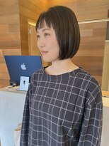 ヘア プロデュース キュオン(hair produce CUEON.)&nbsp;オン眉ボブ/ボブ/顎ラインボブ