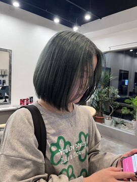 ドッグスター(dog star) オリーブ透明感カラーハイトーンカラー 登戸/向ヶ丘遊園