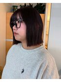 イメチェン/ホワイトブロンド/外ハネボブ/美髪/勾当台公園