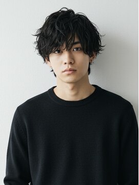 キャンバス バイ ネオリーブ 横浜西口(Canvas by neo.) フェザーパーマ/センターパート/ニュアンスパーマ/マッシュ/横浜