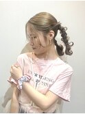 タイトツイン編みおろし＊