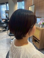 ヘアリゾート粋 トゥジュ 池袋東口店(tujuh)&nbsp;ショートカット/ダークブラウン