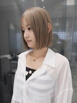 イリ(iLi)&nbsp;【iLi×REN】ボブ/ミルクティーベージュ《立川》