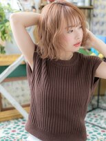 カバーヘア ブリス 戸田公園西口店(COVER HAIR bliss) ■シースルー前髪ハイトーンカラー小顔ボブ52-6戸田公園20代30代