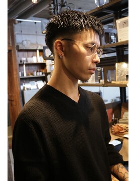 【ステップボーンカット】メンズクロップフェード