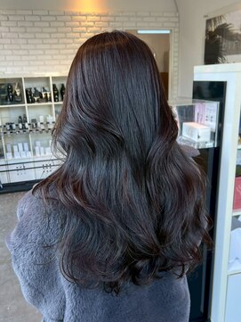 ディフィーノ 青山(DIFINO) ロングレイヤー/ダークブラウン/艶髪