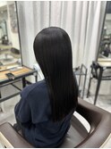暗髪×酸性ストレート　by稲川弥生