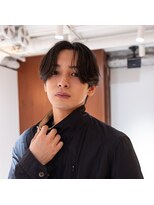 オーパスバイアンブルリュクス 池袋(Opus by ambleluxe)&nbsp;メンズカット/センターパート/ニュアンスパーマ