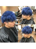 メンズブルーカラー