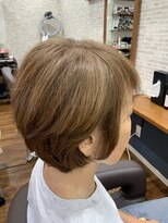 カミイロキレイ&nbsp;丸みシルエットショートボブ