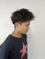ボブ 小松(BOB)&nbsp;10代20代メンズカット刈り上げショートルーズショートピンパーマ