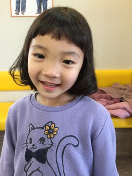 ヘアデザイン ラポール 茨木店(hair design Rapport) 前髪スッキリ!キュート&ガーリーボブ☆