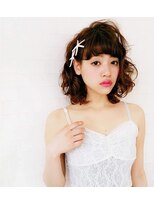 ティファ 二子玉川(Tiffa)&nbsp;ミディアムヘアのワンポイントアレンジ。