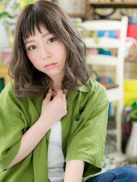 カバーヘア ブリス 戸田公園西口店(COVER HAIR bliss) *bliss戸田公園*オン眉＆外国人風カール♪小顔ふわミディa