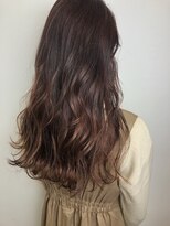 ヘア プロデュース キュオン(hair produce CUEON.) ロング×ナチュラルグラデーション×ピンクブラウン