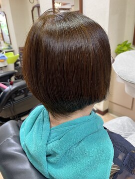 弱酸性 さとう美容室 艶重視ナチュラルボブ