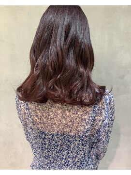 キチ(kichi.) [kichi.] セミロング×カシスピンク