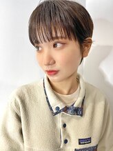 バランス ヘアーデザイン(BALANCE hair design) パッツン前髪丸みショートヘア