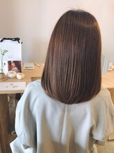 【髪質改善＊艶髪酸性ストレート】話題沸騰のメニュー。ブリーチ毛でも対応できるほど優しい薬剤で艶髪を○