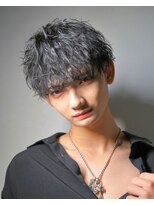 ゴールドシブヤ(GOALD SHIBUYA)&nbsp;メンズ　ツイストスパイラル刈り上げマッシュスパイラルパーマ