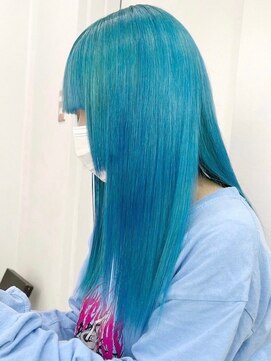 ウィコ 新宿(WICO) ターコイズブルー☆[新宿駅/イメチェン/チェリーブラウン]