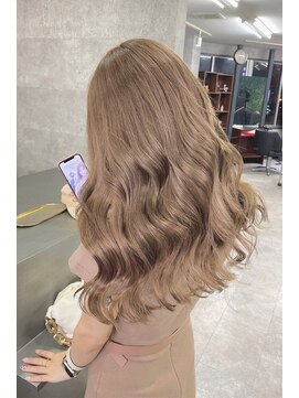 リア 大阪梅田(Ria) ～ミルクティーべージュ　シールエクステ～【Ria 大阪 梅田】