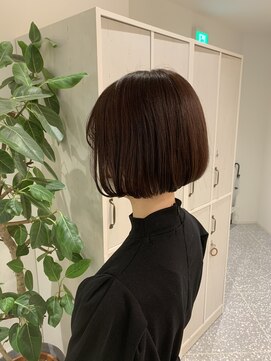 フィゼル あべのルシアス店(Aujua fizelle) 丸みボブ＊井上慶太