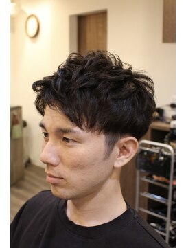 ジェイソン(JASON) 【ビジネスマンメンズショートヘア】緩めアイロンパーマ