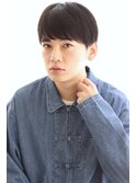 アッシュブラック×マッシュショート20代30代