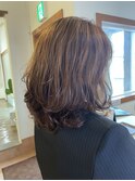 コテ巻き風パーマ/デジタルパーマ/髪質改善/レイヤースタイル
