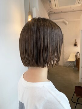 アルジャーノンシロ(ALGERNON shiro) ボブ/ミニボブ/切りっぱなし/髪質改善